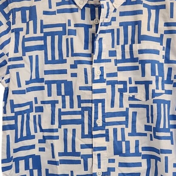 NWT Epic Threads Boy's 100% Cotton Button-Up Short Sleeve Shirt Vacation M - Picture 3 of 6